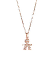 Le Bebé Girocollo in oro rosa con diamanti LBB323